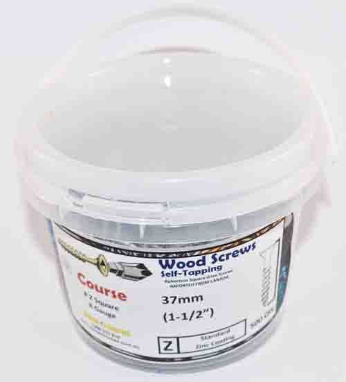 Flat HD Csunk Steel Screws 8g x 37mm Zinc Qty 500