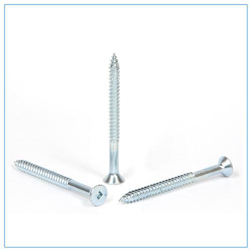 Flat HD Steel Screws 10g x 75mm Zinc Qty 50