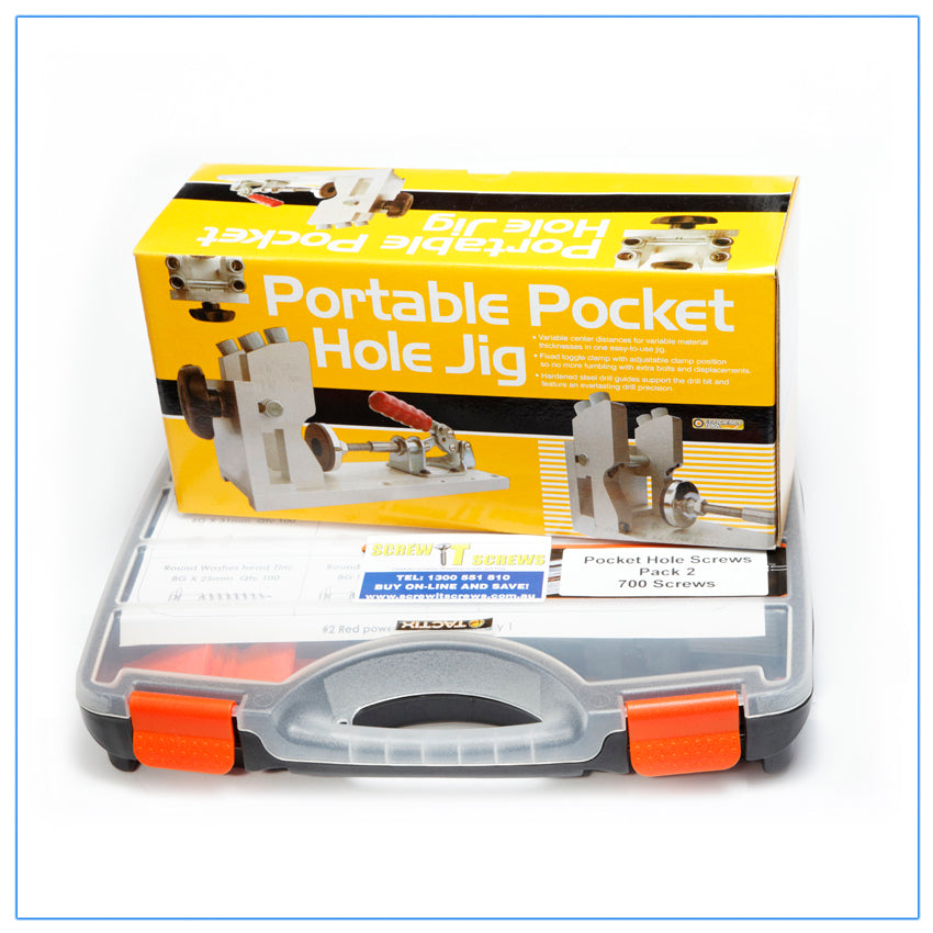Pocket Hole Jig with Pocket hole pack 2