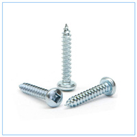 Pan HD Steel Screws 4g x 10mm Zn Pl Qty 100