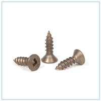 Flat HD Steel Screws 8g x 19mm Qty 100