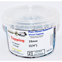 Pan HD Steel Screws 8g X 19mm Zinc Qty 500