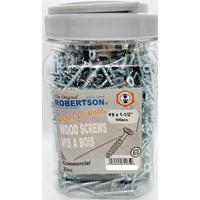 8g x 37mm Particle Board Screws Zinc Qty 500