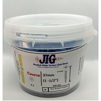 Blue Zinc Outdoor Pocket Screws 8g x 37mm Qty 500