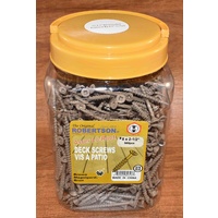 Treated Pine Brown Screws 8g x 62mm Qty 500