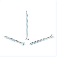 Flat HD Steel Screws 8g x 100mm Zinc Qty 50