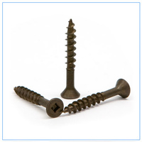 Flat HD Steel Screws 10g x 44mm Qty 100