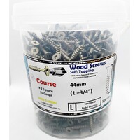 Flat HD Steel Screws 10g x 44mm Qty 500