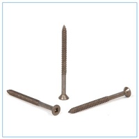 Flat HD Steel Screws 10g x 50mm Qty 100