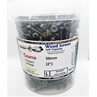 Flat HD Steel Screws 10g x 50mm Qty 500
