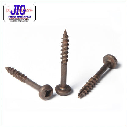 Pocket Hole Screws F/F Screws 6g x 37mm Qty 100