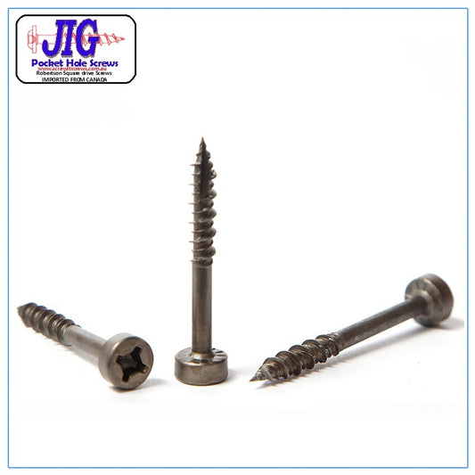 Pocket Hole Screws F/F Screws 7g x 37mm Qty 100