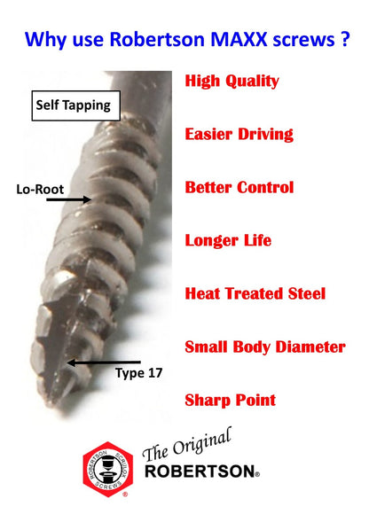 Trim HD Screws 7g x 56mm SS Qty 100