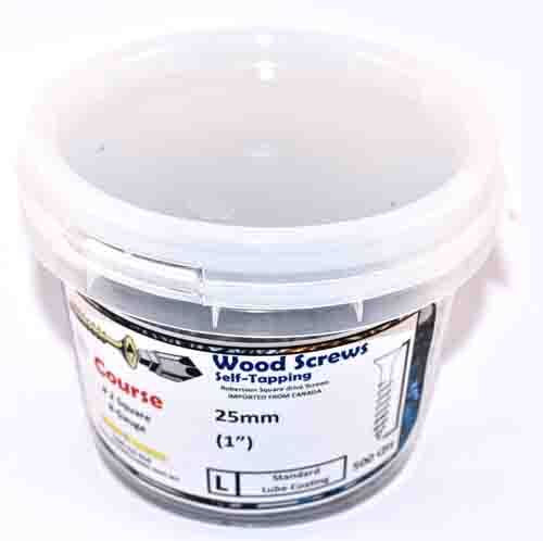 Flat HD Steel Screws 8g x 25mm 500