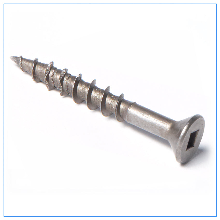 Flat HD Steel Screws 8g x 25mm 500