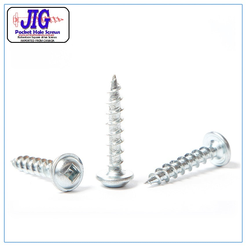 Pocket Hole screws R/W  HD 8g x 25mm Qty 100