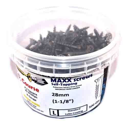 Maxx Steel Screw 8g x 28mm Qty 500