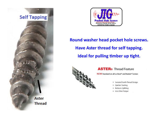 Pocket Hole Screws Qty 250 Bucket