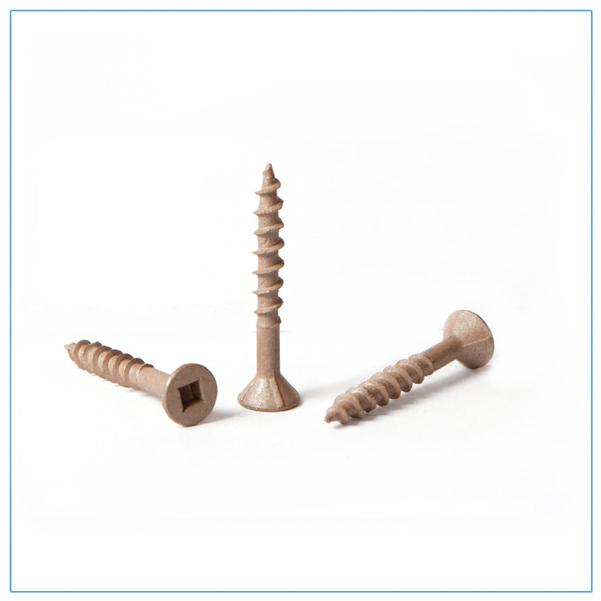 Treated Pine Brown Screws 8g x 31mm Qty 100