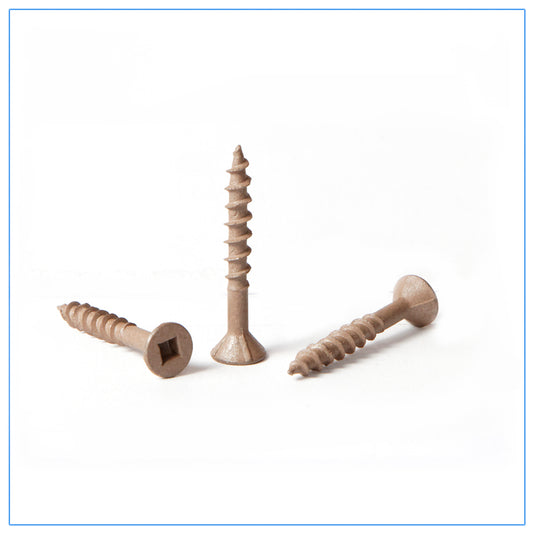 Treated Pine Brown Screws 8g x 31mm Qty 100