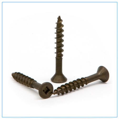 Flat HD Steel Screws 8g x 31mm Qty 100
