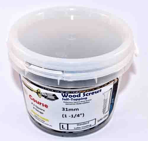 Flat HD Steel Screws 8g x 31mm 500