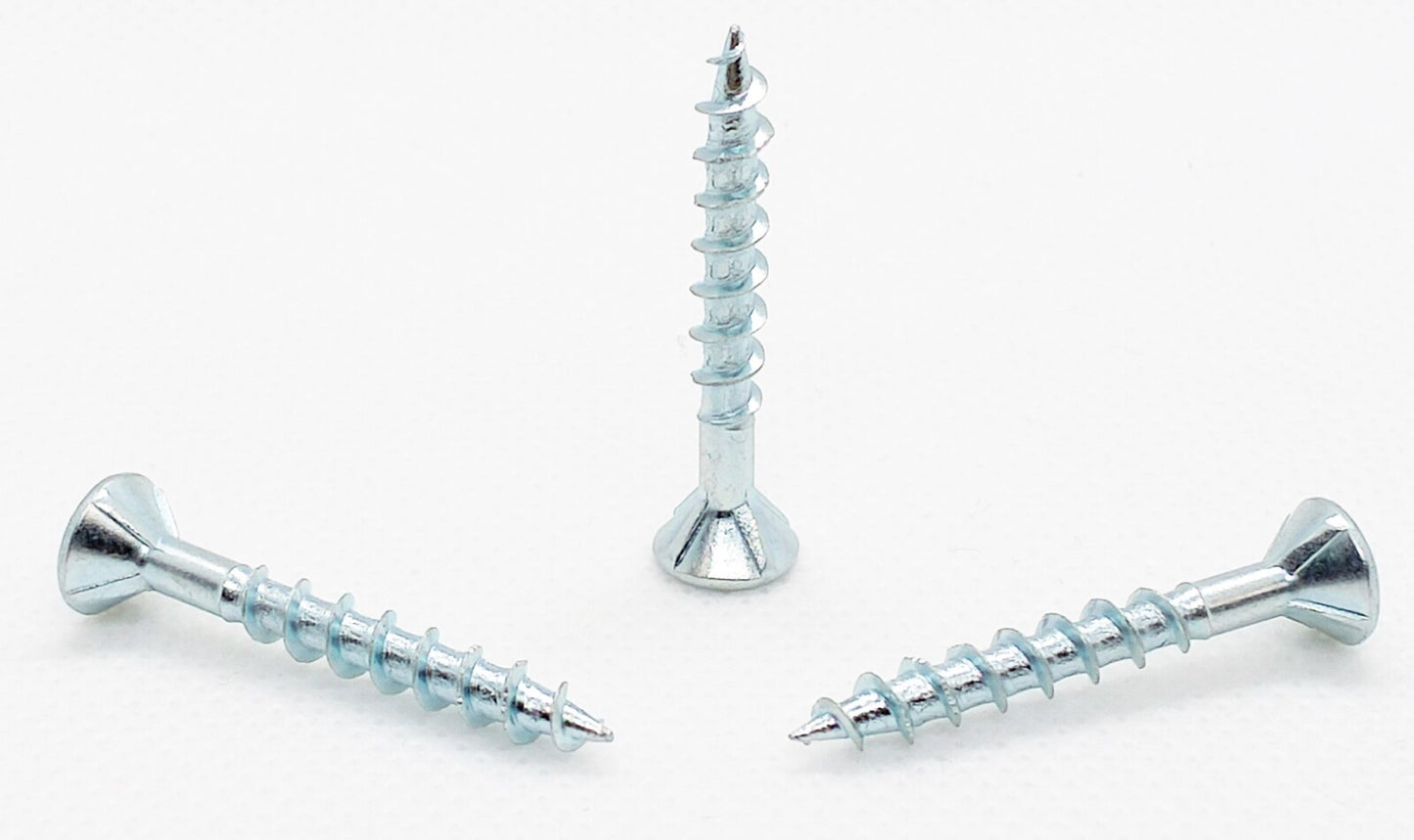 8g x 37mm Particle Board Screws Zinc Qty 500