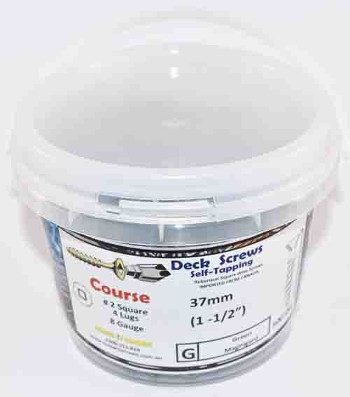 Treated Pine Screws 8g x 37mm Qty 500