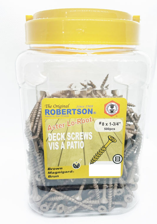 Treated Pine Brown Screws 8g x 44mm Qty 500