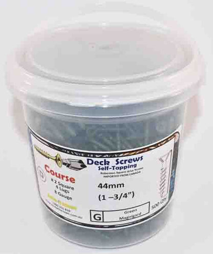 Treated Pine Screws 8g x 44mm Qty 500