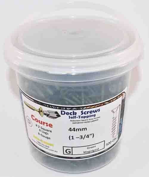 Treated Pine Screws 8g x 44mm Qty 500