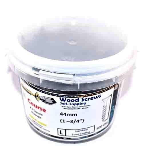 Flat HD Steel Screws 8g x 44mm 500