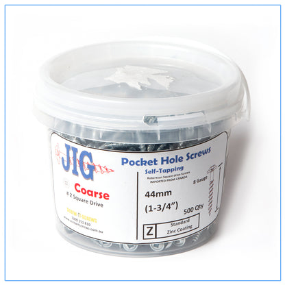 Pocket Hole Screw R/W 8g x 44mm  Qty 500