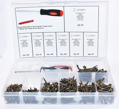 Robertson Screws MAXX Pack - 500 screws