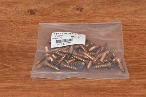 Flat HD Silicon Bronzes 10g x 25mm Qty 50