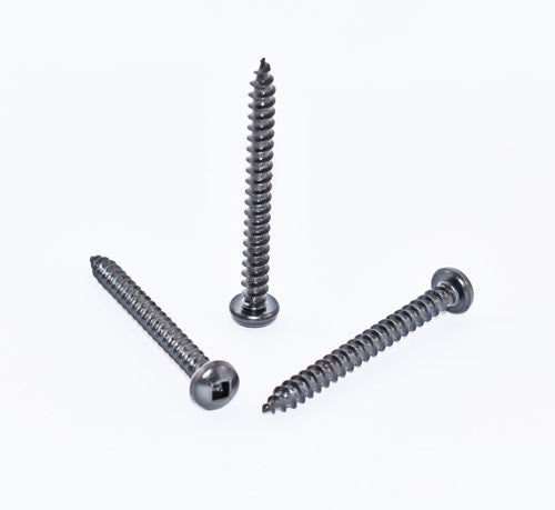 Pan HD Steel Screws 10g x 50mm Black Znic Qty 100