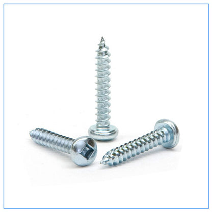 Pan HD Steel Screws 10g x 50mm Znic Qty 100