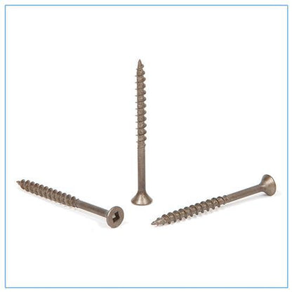 Flat HD Steel Screws 10g x 75mm Qty 50