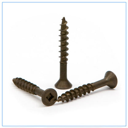 Flat HD Steel Screws 12g x 62mm Qty 50