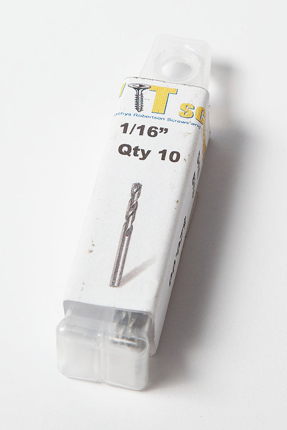 HSS drills 1-16th of a inch