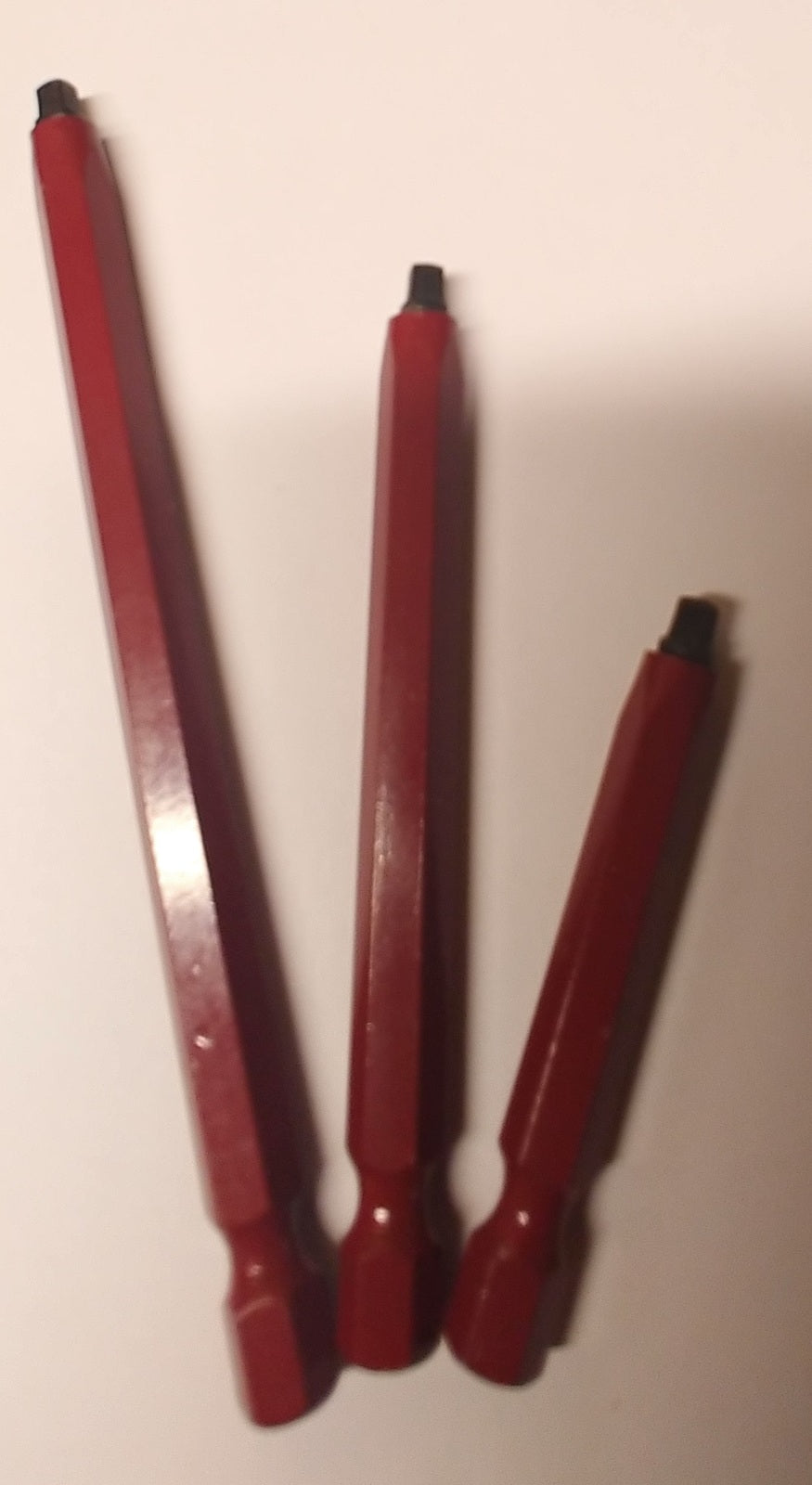 #2 Red Driver Bit Pack 50mm, 75mm, 100mm